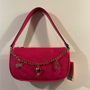 Juicy Couture Not Your Babe Shoulder Bag Pink Flash NWT